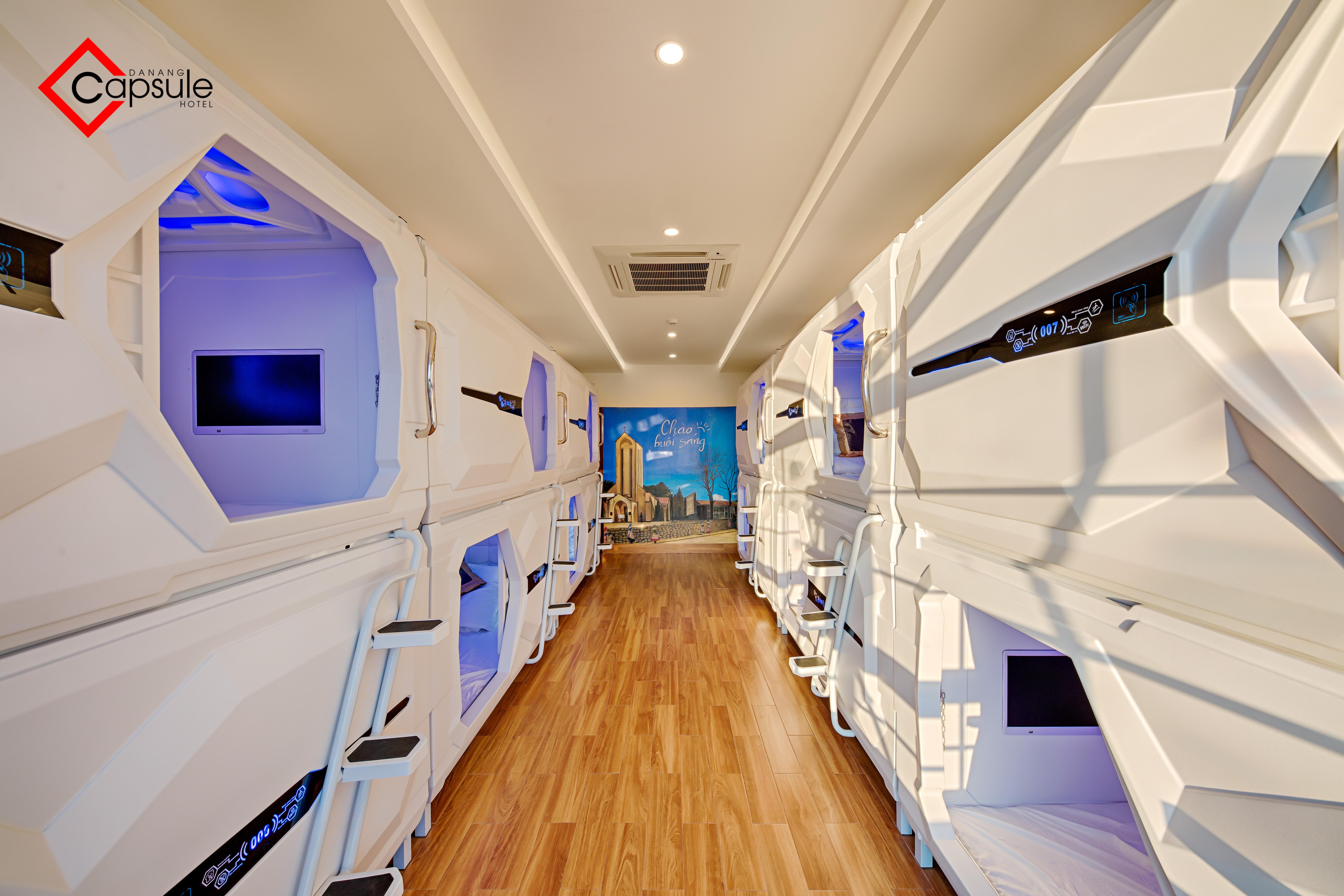 דה נאנג Ancyra Capsule Hotel - Backpackers Paradise & Rooftop Bar מראה חיצוני תמונה