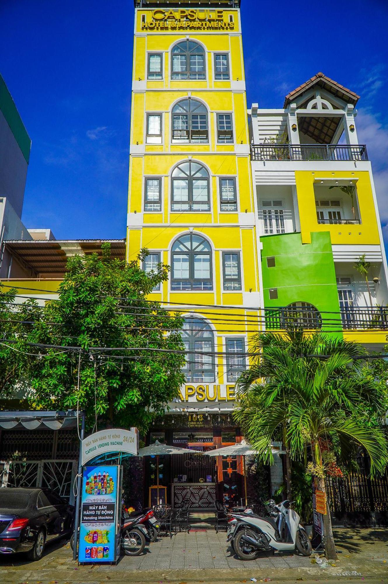 דה נאנג Ancyra Capsule Hotel - Backpackers Paradise & Rooftop Bar מראה חיצוני תמונה